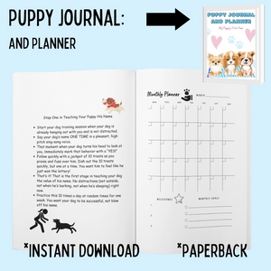 Puppy Planner and Goals