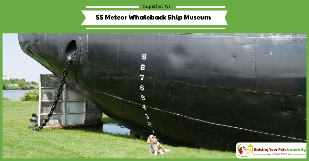 Dog-Friendly Superior, Wisconsin Attractions. Dog-Friendly SS Meteor Whaleback Ship Museum. #raisingyourpetsnaturally