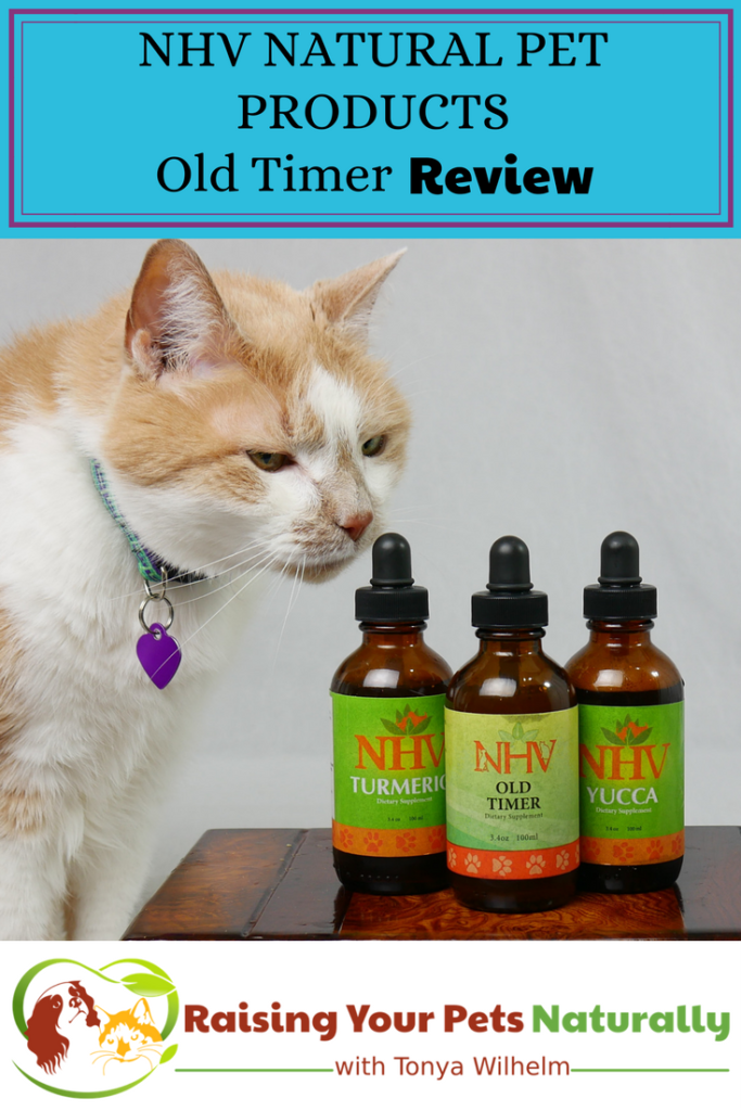 Natural Joint Supplements for Senior Cats. NHV Natural Pet Products Old Timer Joint Problem Kit Review. #raisingyourpetsnaturally #seniorcats #cathealth #naturalcat #seniorpets #naturalpetproducts