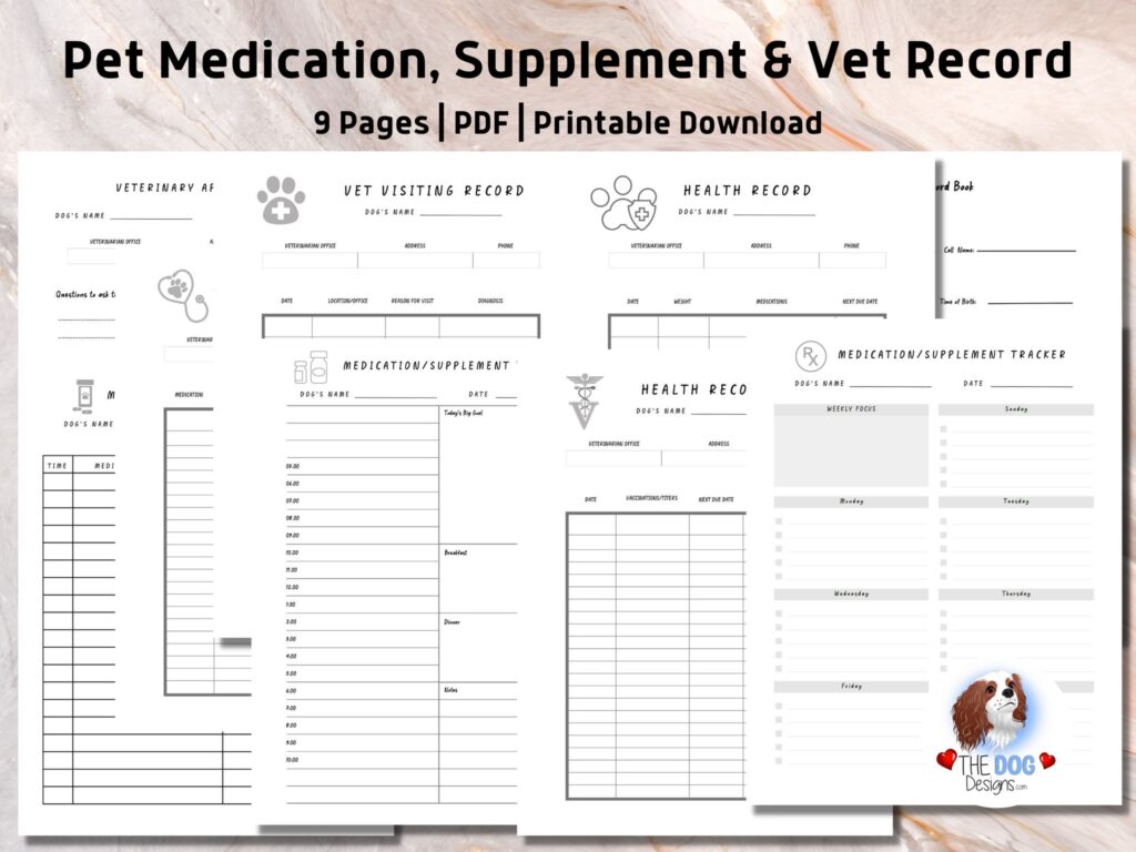 Pet Medication and Supplement Tracker