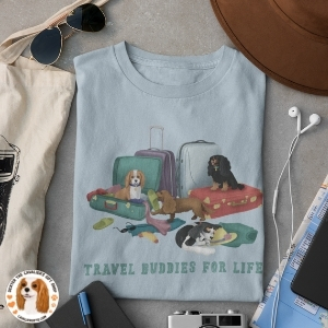 Travel with Cavalier t-shirts