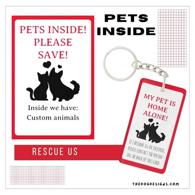 Pets at home cards, keychains and decals