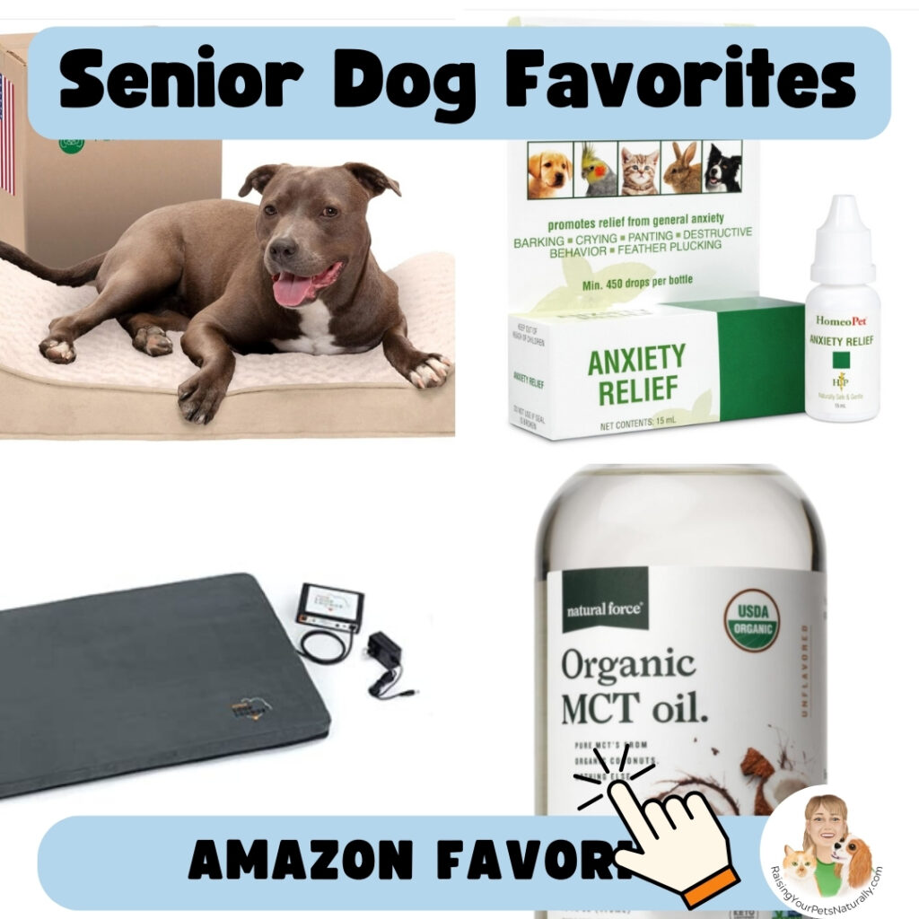 Senior dog calming aids